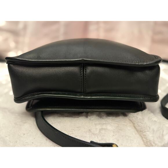 Vintage 1980s Coach Green Bag USA Made Crossbody - Picture 5 of 16